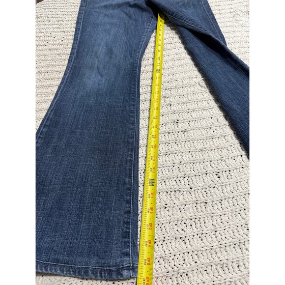 Adriano Goldschmied The Club Jeans Flare Womens 32 R Low Rise USA Blue AG BW2267 - Picture 3 of 12